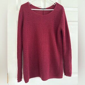 Staccato Women's Sweater - Size Small - Color - Berry / Wine Red